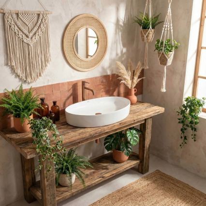 REA-U6371 - Umywalka nablatowa JOANA 40,5x65,5 cm ceramika/biały połysk