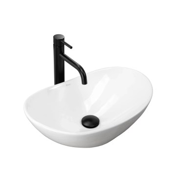 REA-U6507 - Umywalka nablatowa ROYAL MINI 30x47 cm ceramika/biała