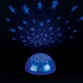 Reality - LED Projektor dotykowy SIRIUS LED/0,5W/3xAA niebieski