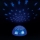 Reality - LED Projektor dotykowy SIRIUS LED/0,5W/3xAA niebieski