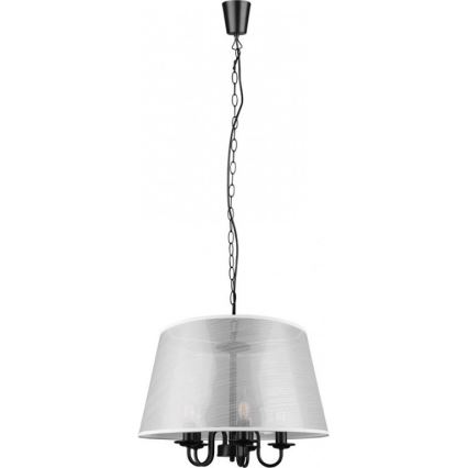 Reality - LED Żyrandol na łańcuchu CIMA 5xE14/40W/230V szary