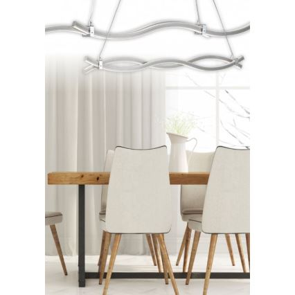 Reality - LED Żyrandol na lince WAVE LED/16W/230V + LED/9W