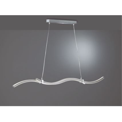 Reality - LED Żyrandol na lince WAVE LED/16W/230V + LED/9W