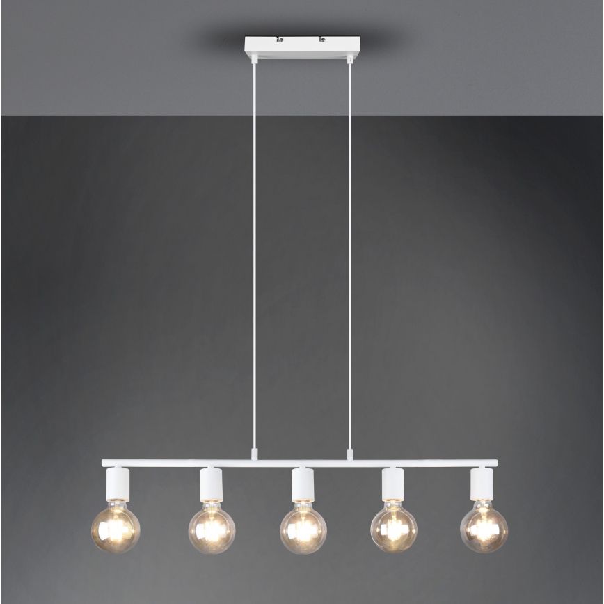 Reality - Żyrandol na lince VANNES 5xE27/40W/230V