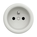 Reblig - Retro gniazdko bez ramki 230V ceramiczne białe