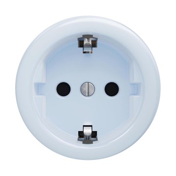 Reblig - Retro gniazdo domowe bez ramki SCHUKO 230V/16A niebieskie