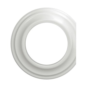 Reblig - Retro ramka końcowa ceramiczna biała