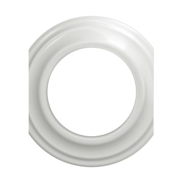 Reblig - Retro środkowa ramka ceramiczna, biała