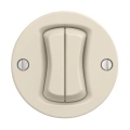 Reblig - Retro włącznik bez ramki nr 5, beżowy