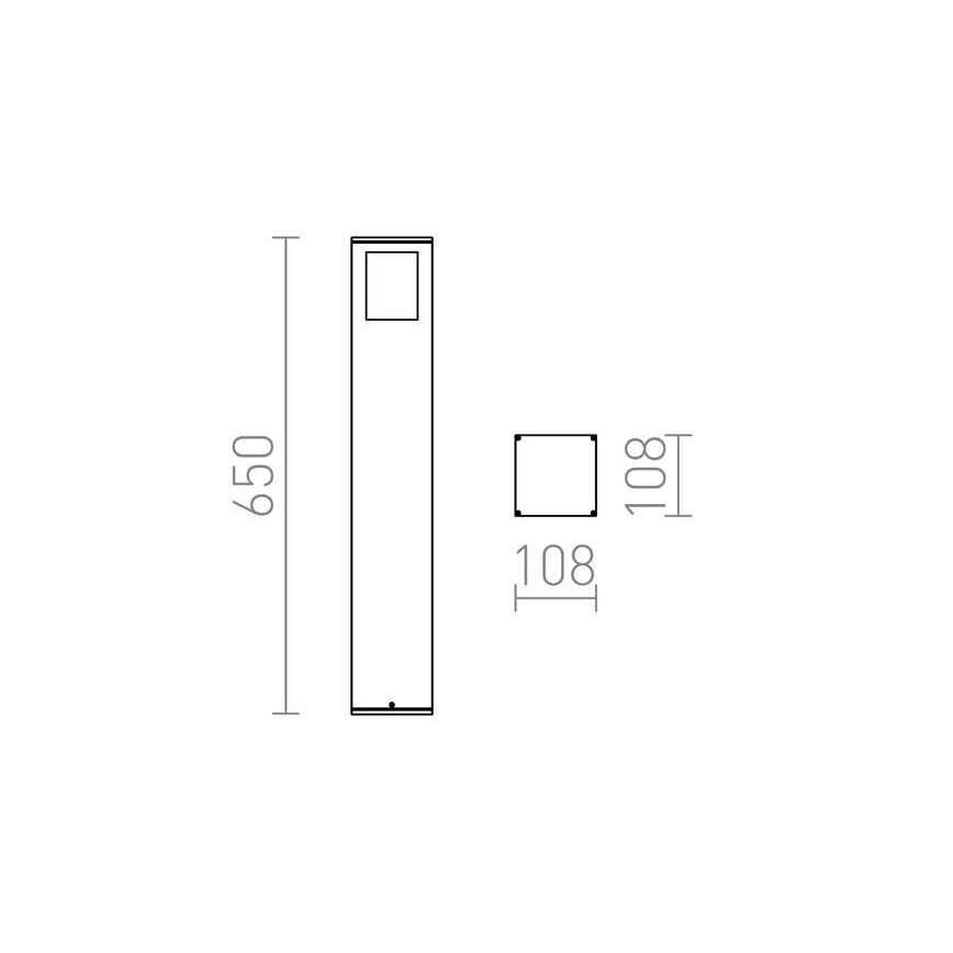 RED - Design Rendl - R10433 - Lampa zewnętrzna PONDER 1xE27/18W/230V IP44 czarna