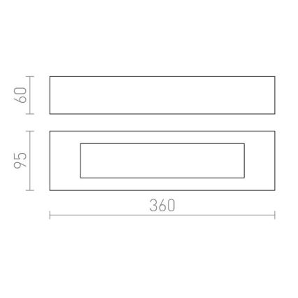 RED - Design Rendl - R10446 - Kinkiet ROLO 2xE14/40W/230V