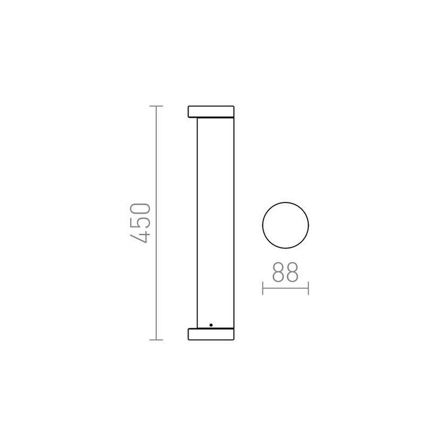 RED - Design Rendl - R11171 - LED Lampa zewnętrzna SONET LED/7W/230V IP54 antracyt