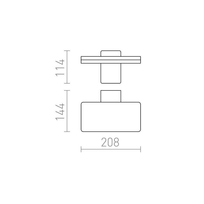 RED - Design Rendl-R11947- LED Kinkiet zewnętrzny RINA LED/12W/230V IP65