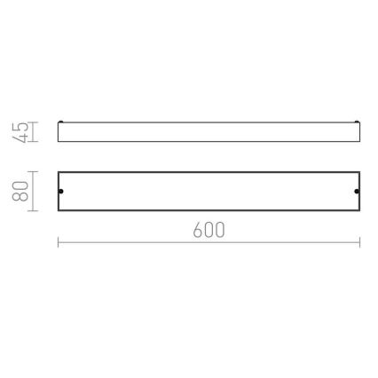 RED - Design Rendl - R11993 - LED Kinkiet łazienkowy MARINA LED/9W/230V IP44