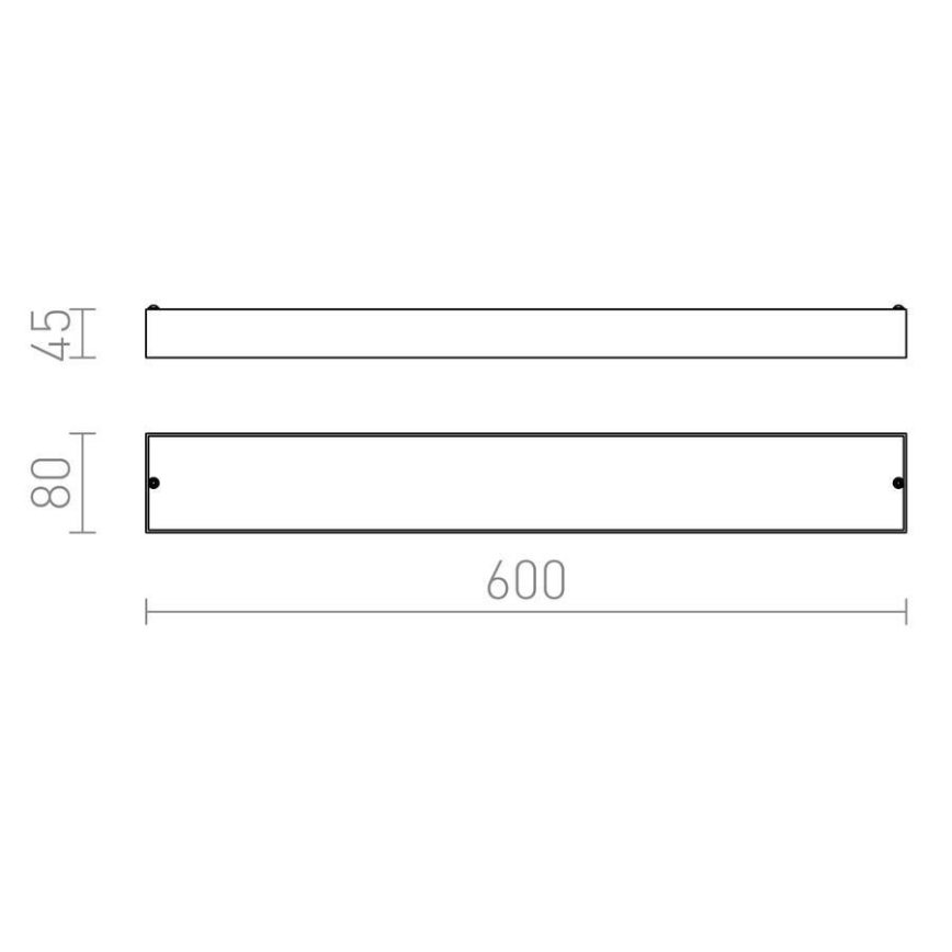 RED - Design Rendl - R11993 - LED Kinkiet łazienkowy MARINA LED/9W/230V IP44