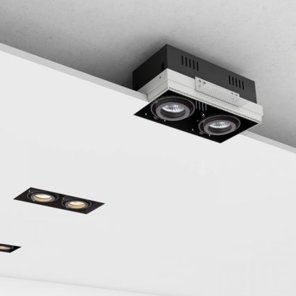 RED - Design Rendl - R12053 - Oprawa wpuszczana ELECTRA 2xGU10/50W/230V