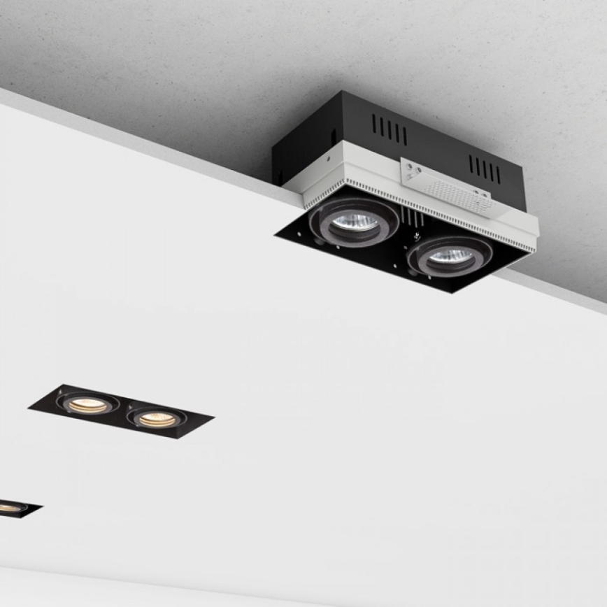 RED - Design Rendl - R12053 - Oprawa wpuszczana ELECTRA 2xGU10/50W/230V