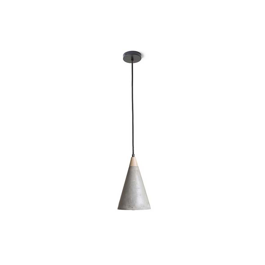 RED - Design Rendl - R12380 - Żyrandol na lince HEIDI 1xE27/28W/230V beton/drewno