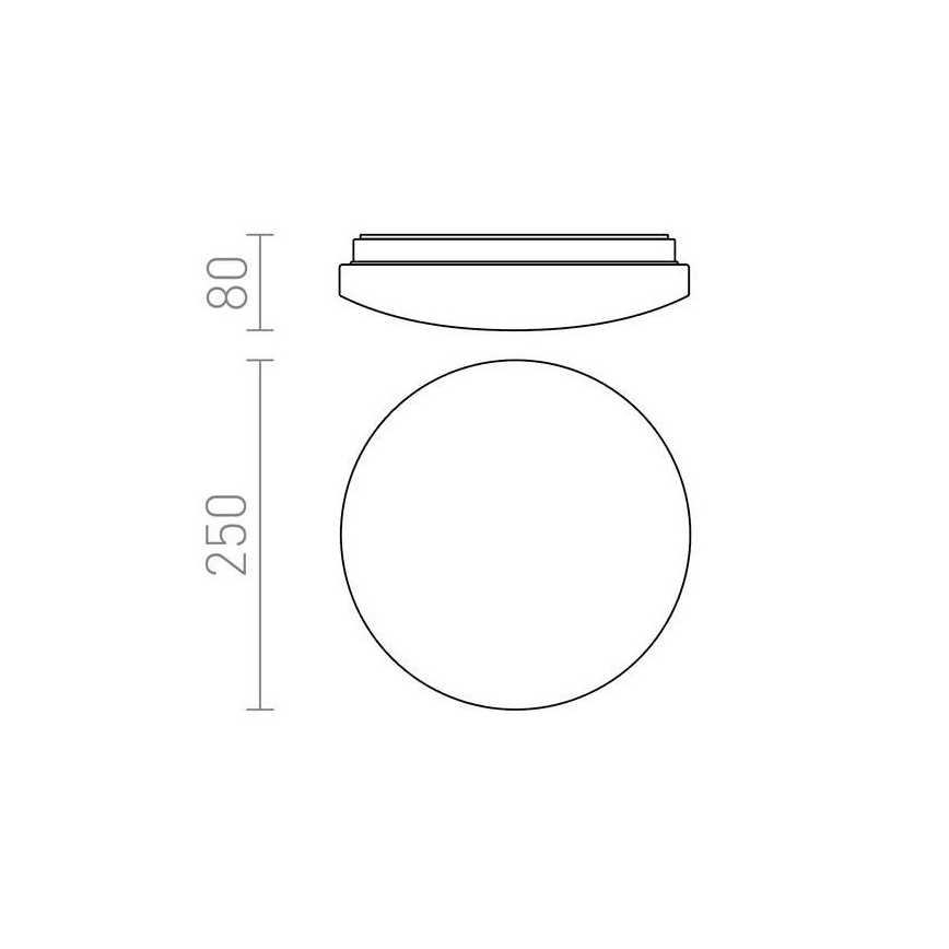 RED - Design Rendl - R12431 - LED Plafon SEMPRE LED/10W/230V