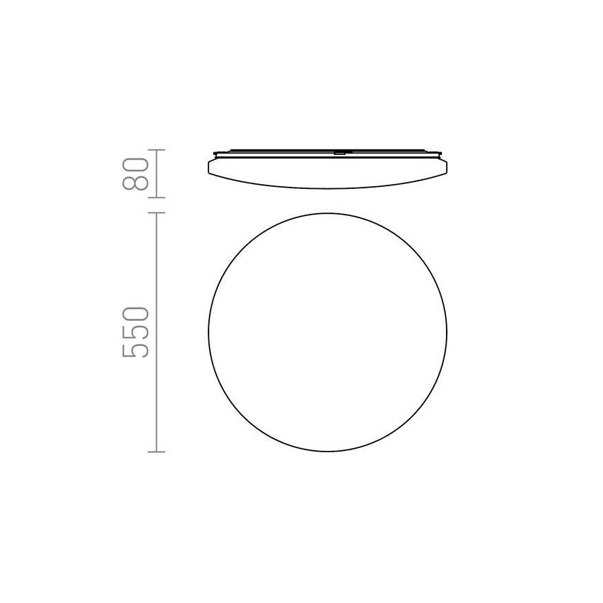 RED - Design Rendl - R12434 - LED Plafon SEMPRE LED/56W/230V okrągły