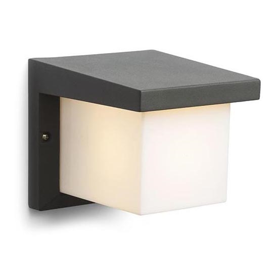 RED - Design Rendl - R12560- Kinkiet zewnętrzny HIDE 1xE27/13W/230V IP44