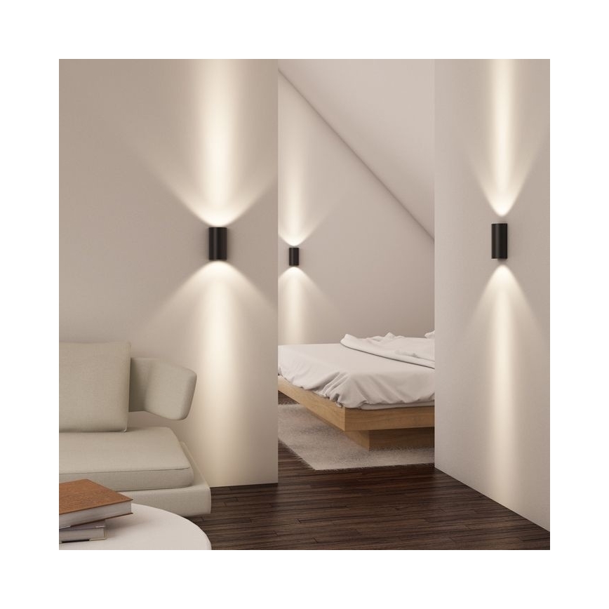 RED - Design Rendl - R12593 - LED Kinkiet DAFFY LED/6W/230V černá