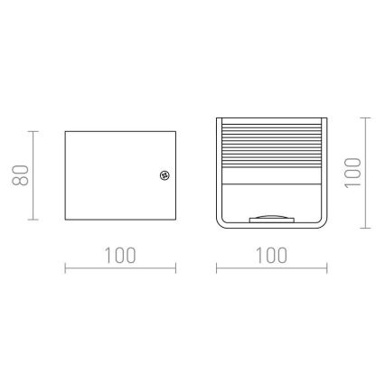 RED - Design Rendl - R12598 - LED Kinkiet ONYX LED/5W/230V biały