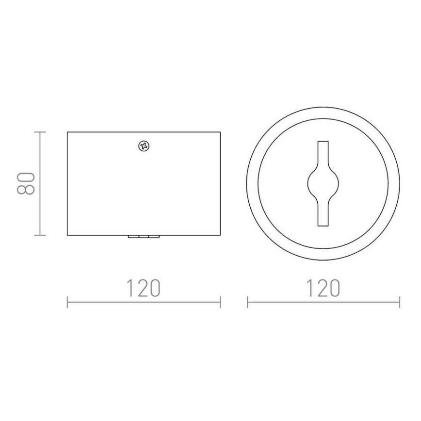 RED-Design Rendl-R12633-LED Ściemnialne oświetlenie punktowe KELLY LED/15W/230V biały