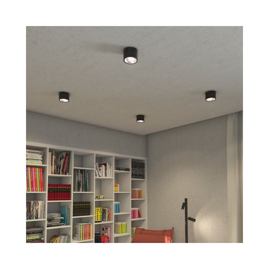 RED - Design Rendl-R12634 - LED Ściemnialne oświetlenie punktowe KELLY 15W/230V czarny