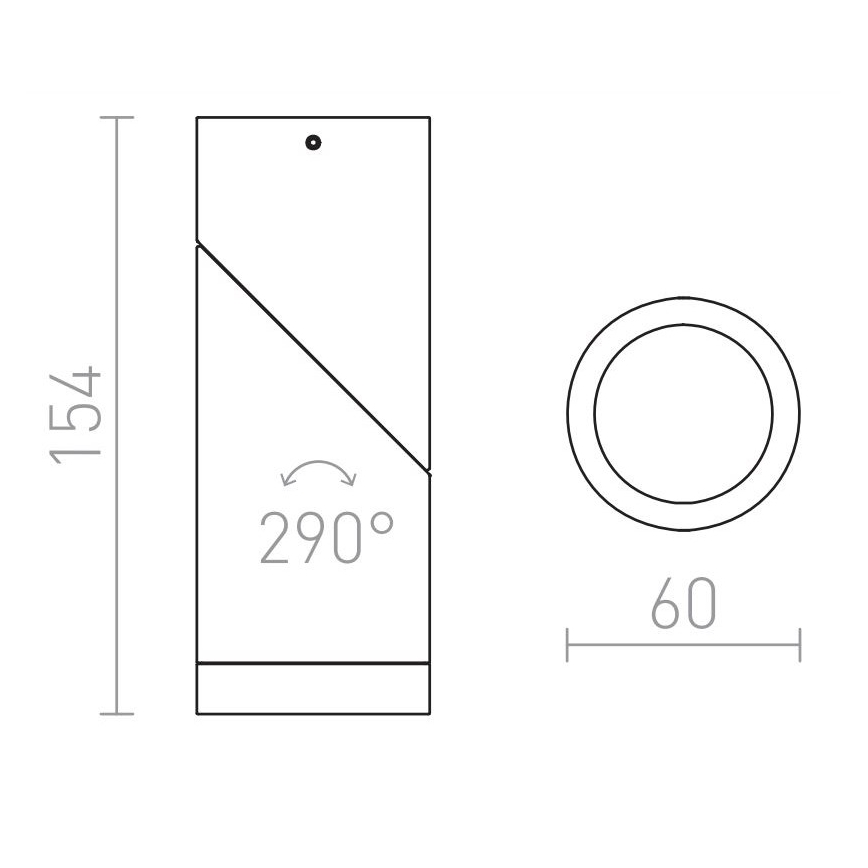 RED - Design Rendl - R12670 - Oświetlenie punktowe SNAZZY 1xGU10/35W/230V białe