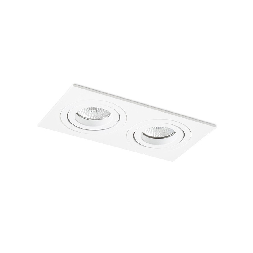 RED - Design Rendl - R12713- Oprawa wpuszczana PASADENA 2xGU10/50W/230V