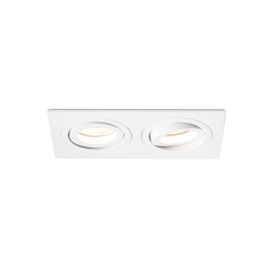 RED - Design Rendl - R12713- Oprawa wpuszczana PASADENA 2xGU10/50W/230V