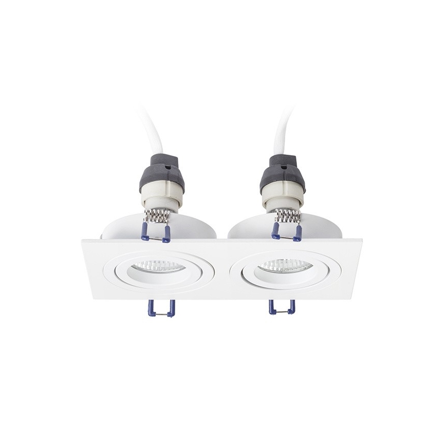 RED - Design Rendl - R12713- Oprawa wpuszczana PASADENA 2xGU10/50W/230V