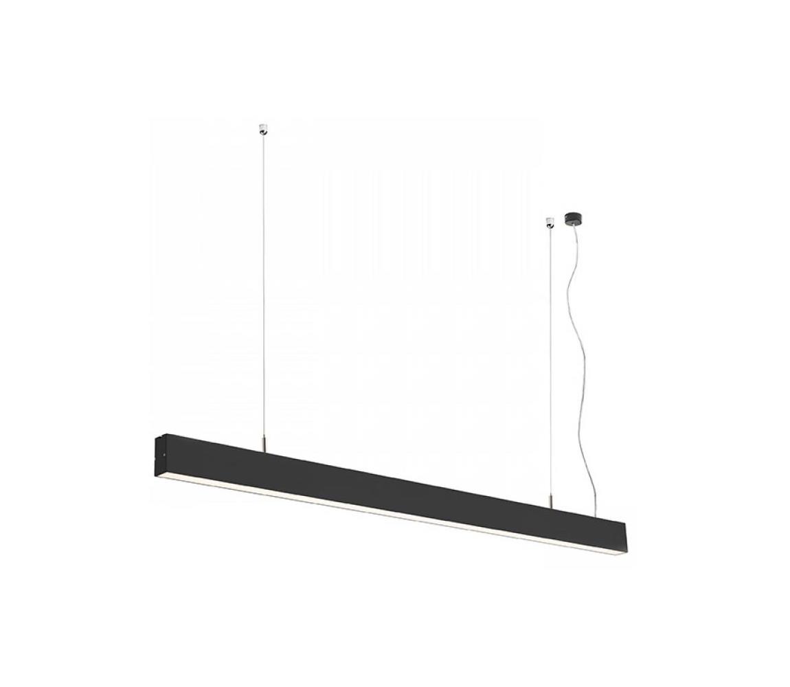 RED - Design - R12719 - LED Żyrandol na lince PESANTE LED/40W/230V czarny