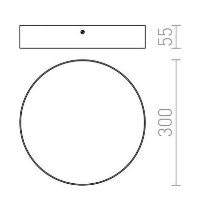 RED - Design Rendl - R12845 - LED Plafon LARISA LED/30W/230V brązowy