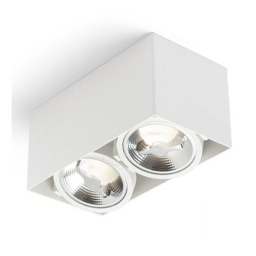 RED - Design Rendl - R13362 - LED Oświetlenie punktowe JAMES 2xLED/15W/230V