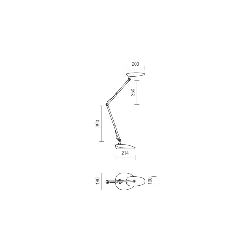 Redo 01-1036 - LED Lampa stołowa KEPLER VEIOZA LED/6.5W/230V
