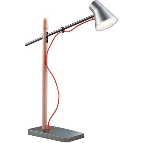 Redo 01-1119 - LED Ściemnialna dotykowa lampa stołowa LED/5W/230V USB