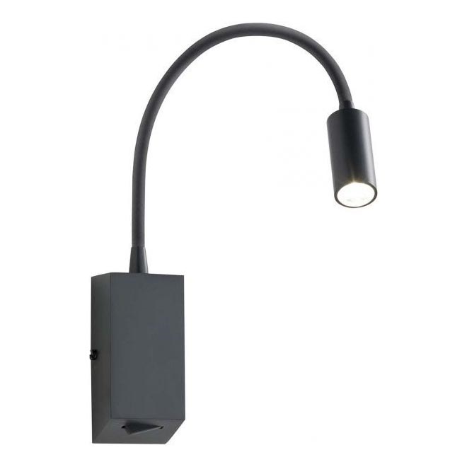 Redo 01-1194 - LED Elastyczna lampka HELLO LED/3W/230V czarny