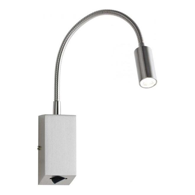 Redo 01-1195 - LED Elastyczna lampka HELLO LED/3W/230V matowy chrom