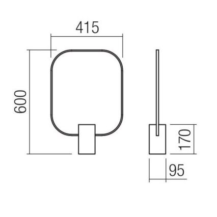 Redo 01-1226 - LED ściemnialna lampa stołowa DOM LED/21W/230V biała
