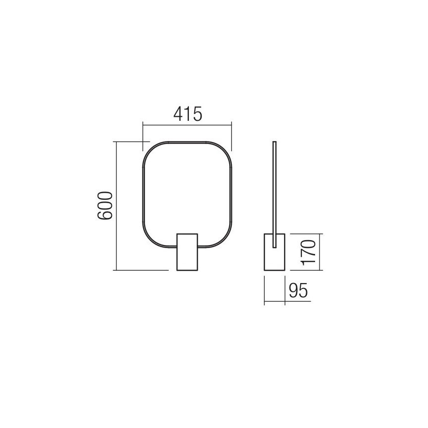 Redo 01-1226 - LED ściemnialna lampa stołowa DOM LED/21W/230V biała