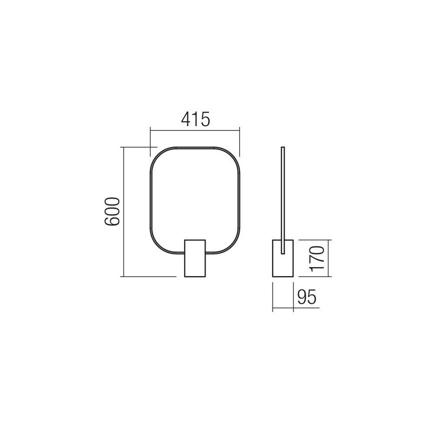 Redo 01-1227 - Ściemnialna lampka biurkowa LED DOM/21W/230V czarna