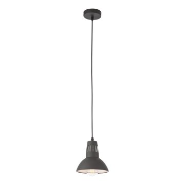 Redo 01-1279 - Lampa wisząca na lince PEEP 1xE27/42W/230V, średnica 16,5 cm, czarna