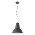 Redo 01-1281 - Lampa wisząca na linku PEEP 1xE27/42W/230V średnica 34,5 cm czarna