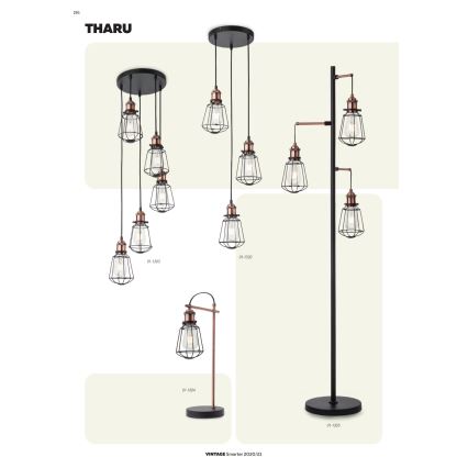 Redo 01-1301 - Żyrandol na lince THARU 1xE27/42W/230V