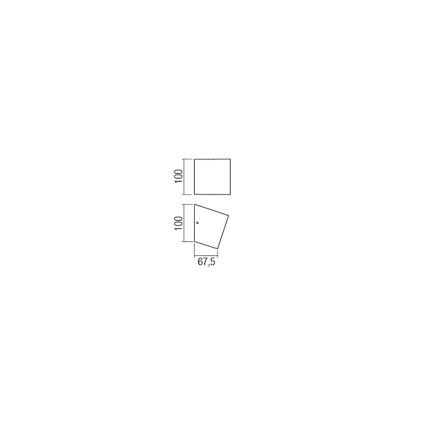 Redo 01-1318 - LED Kinkiet TOBIKO LED/6W/230V CRI 90 czarny
