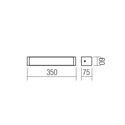 Redo 01-1423 - LED Kinkiet łazienkowy LEDO LED/8W/230V IP44