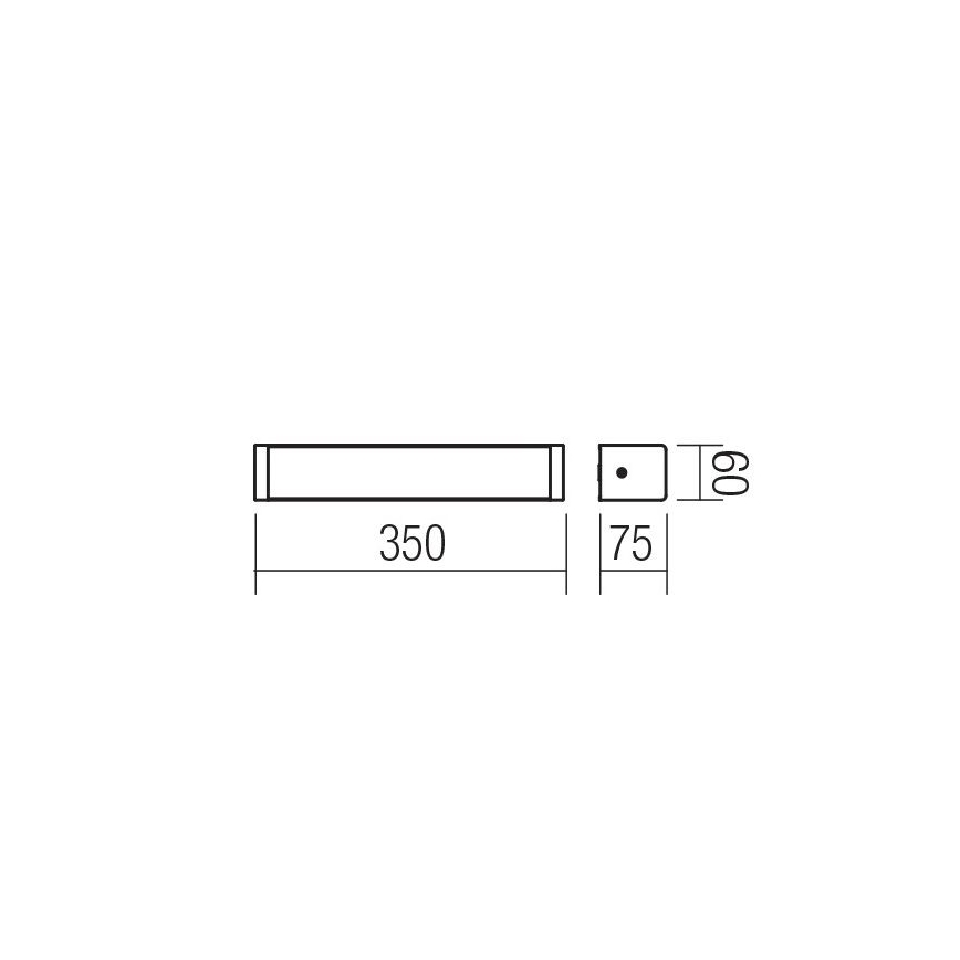 Redo 01-1423 - LED Kinkiet łazienkowy LEDO LED/8W/230V IP44