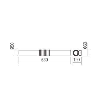 Redo 01-1431 - LED Kinkiet AVANCE LED/14W/230V 63 cm biały